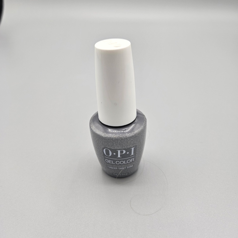 OPI GelColor I Cancer-tainly Shine‎ GCH018 Silver Holographic Glitter Gel Polish